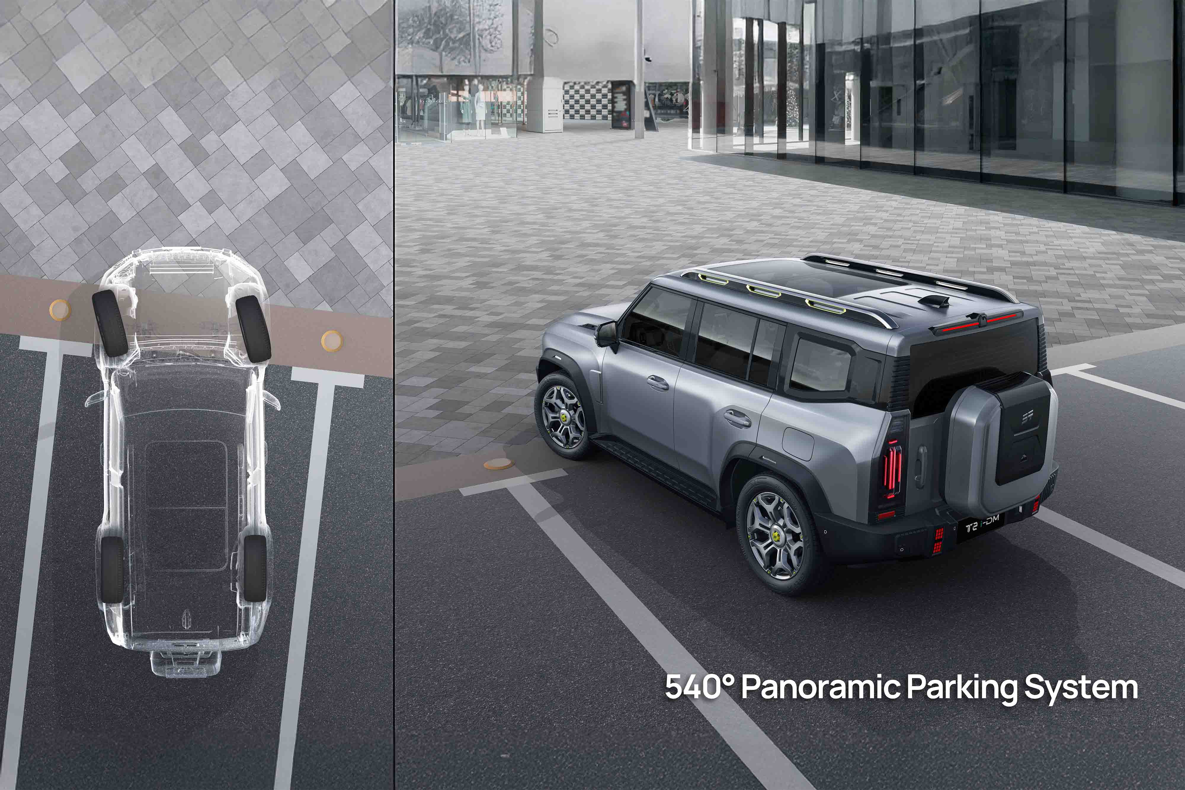 540° Panoramic Parking System SUV Chinois Maroc