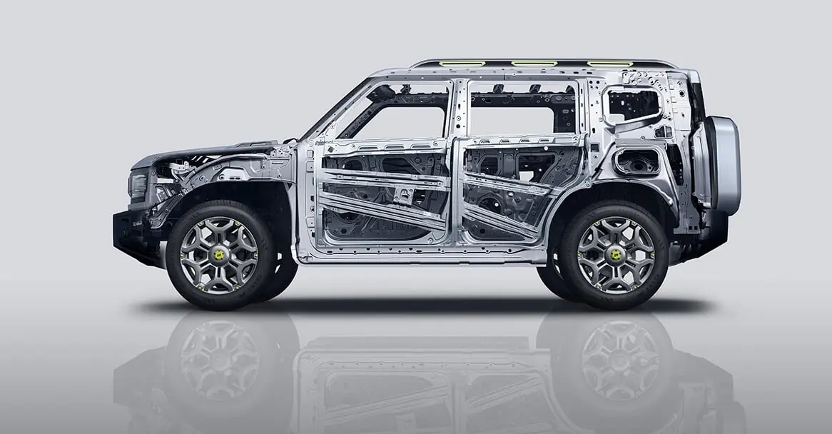 Structure en cage d’acier SUV Chinois Maroc