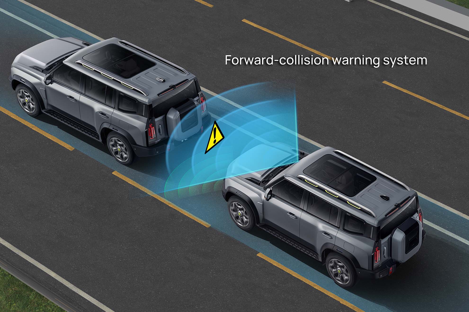 Forward-collision warning system SUV Chinois Maroc
