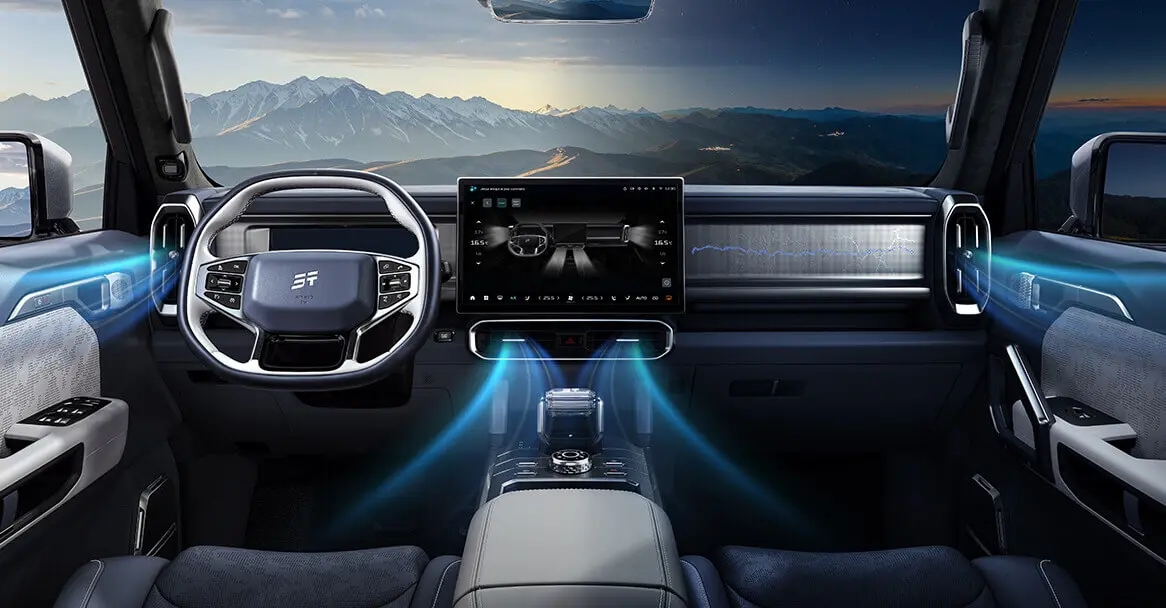 Habitacle luxueux SUV Chinois Maroc