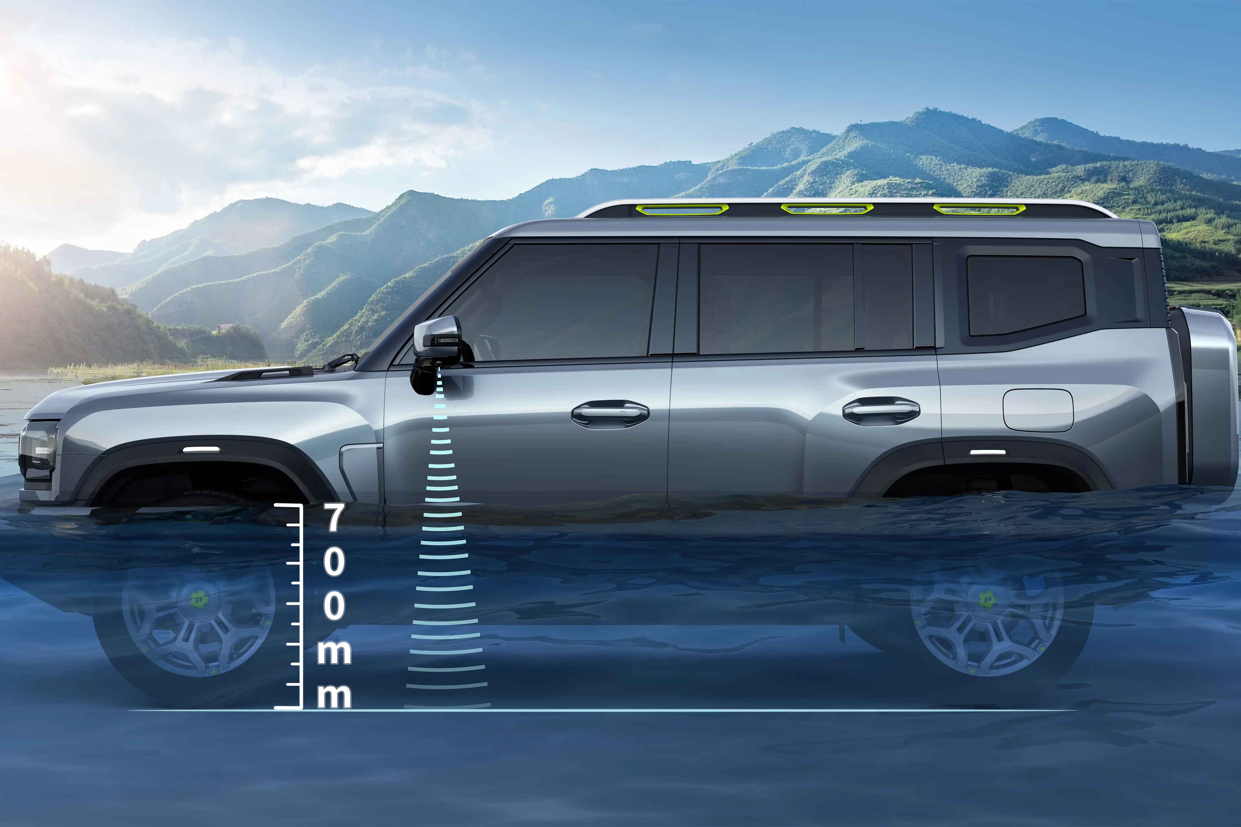 Wading Depth of 70cm SUV Chinois Maroc